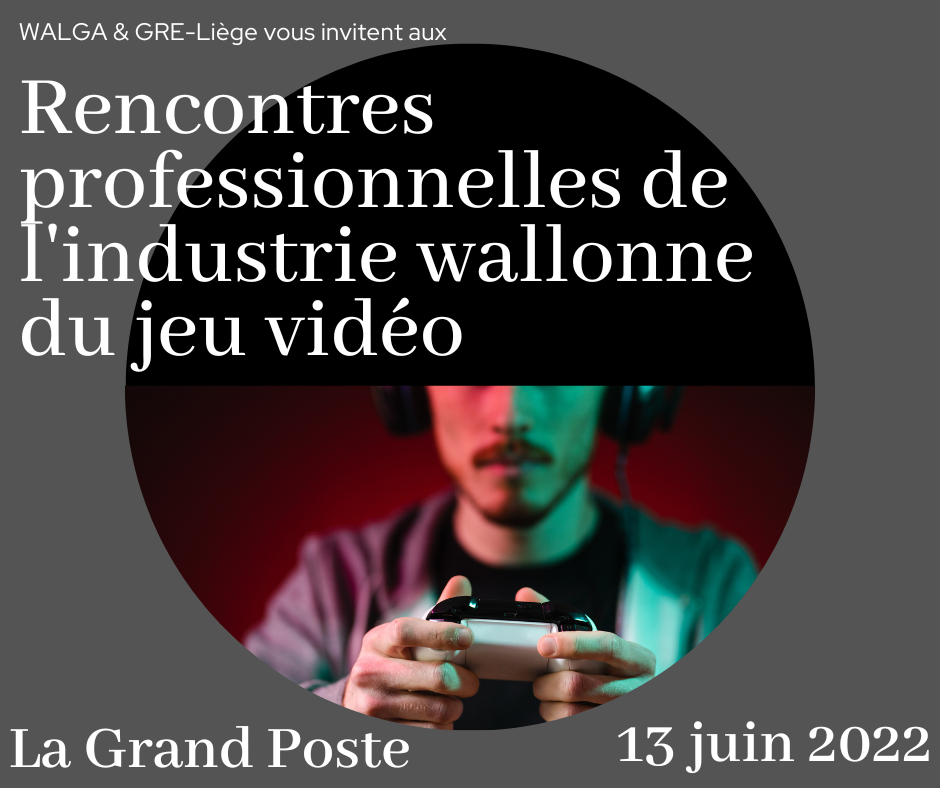 Rencontres professionnelles de l'industrie wallonne du jeu vidéo's banner