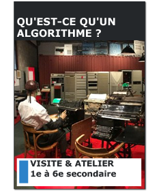 Printemps des sciences. Qu'est -ce qu'un algorithme's banner