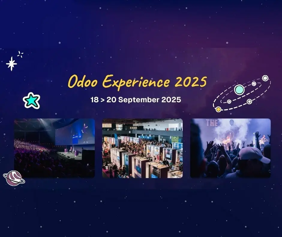 Odoo Experience 2025's banner