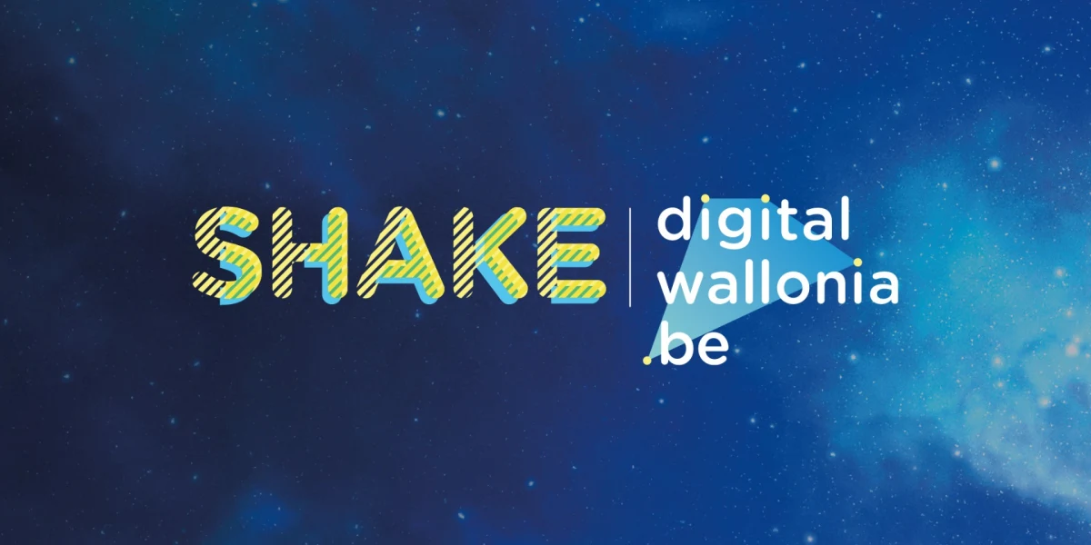 Shake Digital Wallonia's banner