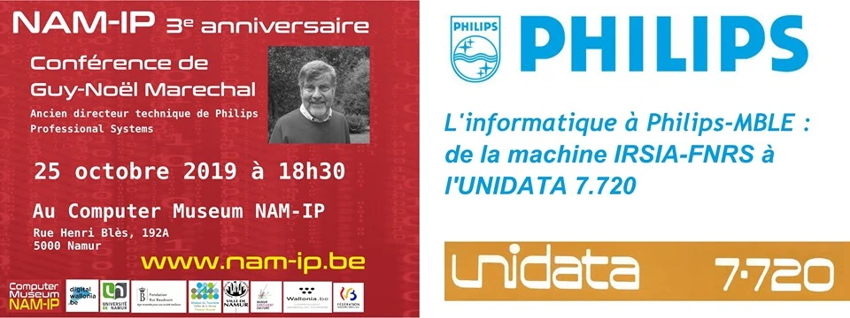 L'informatique à Philips-MBLE : de la machine IRSIA-FNRS à l'UNIDATA 7.720's banner
