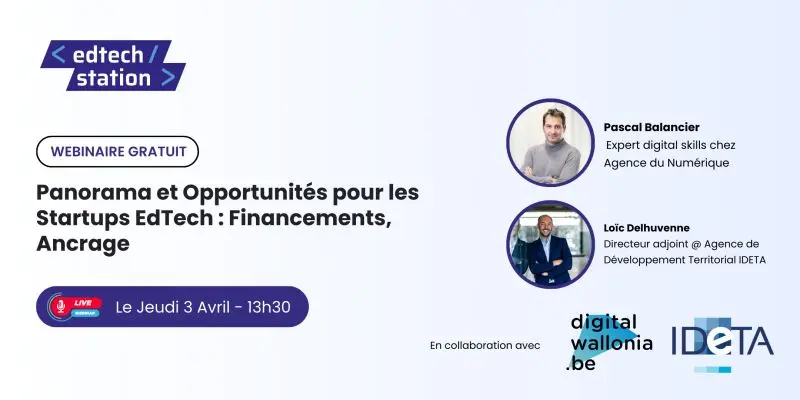 Panorama et opportunités pour les startups edTech : Financements, Ancrage's banner
