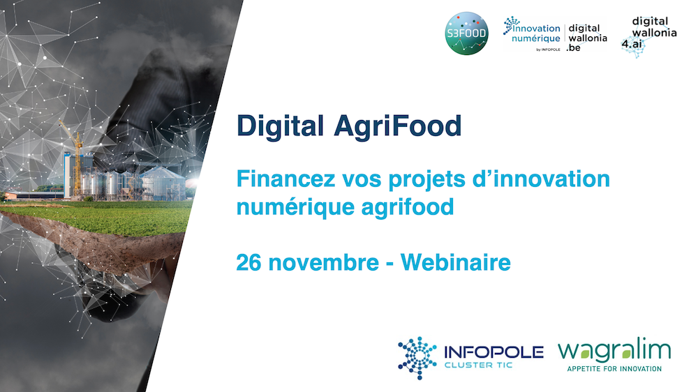 Digital AgriFood: Financez vos projets d'innovation numérique agrifood's banner