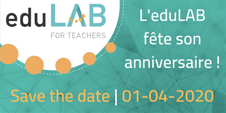 Anniversaire de l'EduLAB - 1 An!'s banner