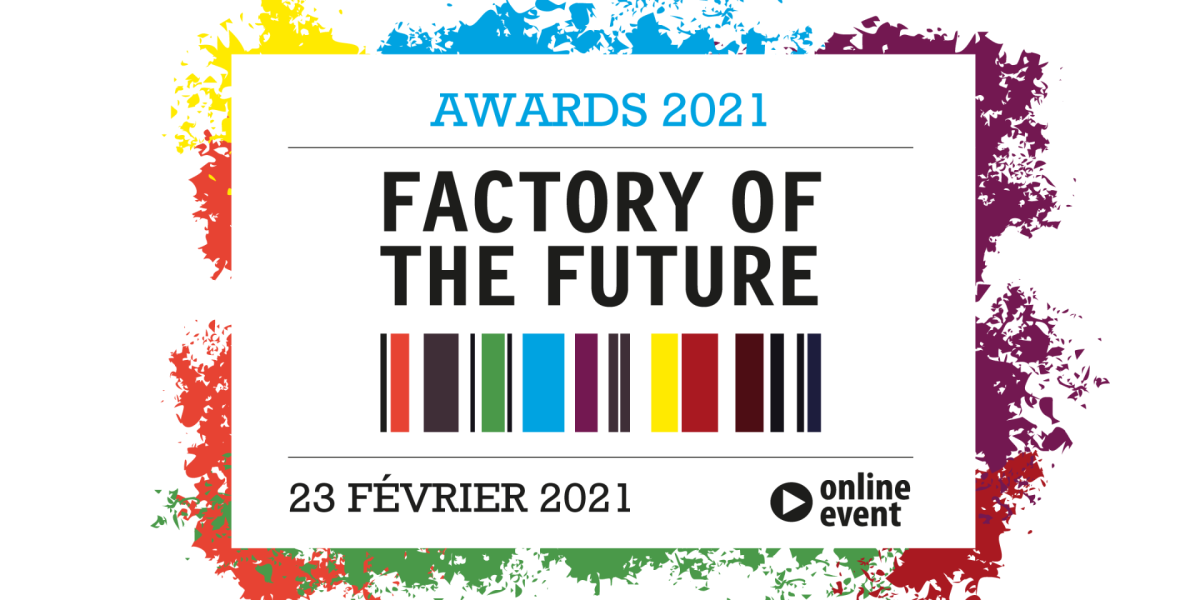 Factory of the Future awards 2021 Wallonie's banner