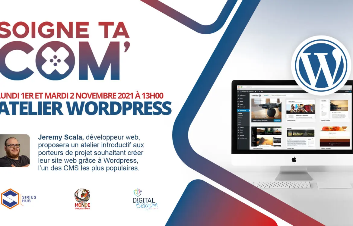 Soigne ta Com' - Atelier WordPress's banner