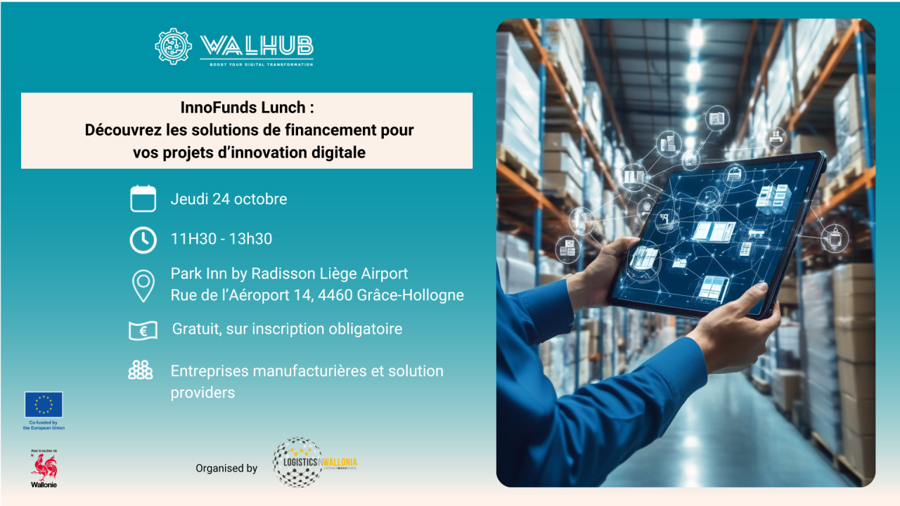 InnoFunds Lunch : Découvrez les solutions de financement pour vos projets d’innovation digitale