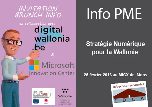 Digital Wallonia. Stratégie Numérique de la Wallonie's banner