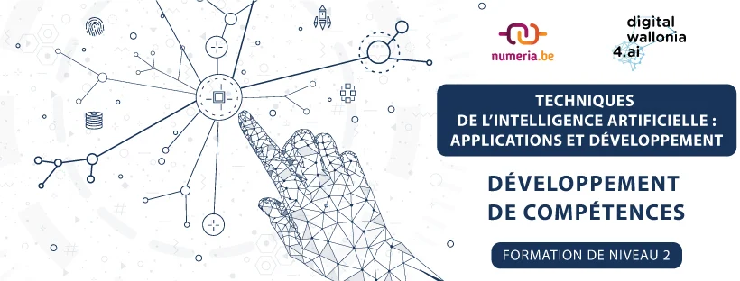 Formation : Techniques de l' IA : applications et développement - Namur's banner