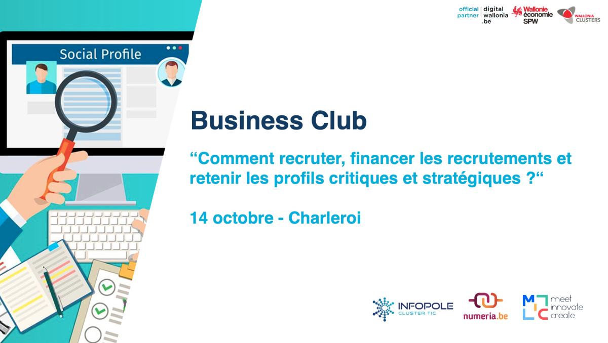 Business Club "Recruter, financer et retenir les profils IT stratégiques"'s banner