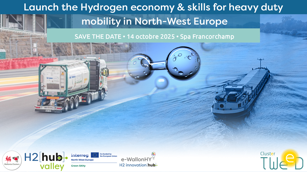 Launch the Hydrogen economy & skills for heavy duty mobility in North-West Europe • 14 octobre 2025