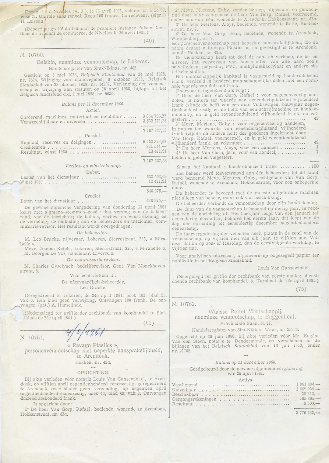 Ravago History the memorandum of association Ravago History the memorandum of association