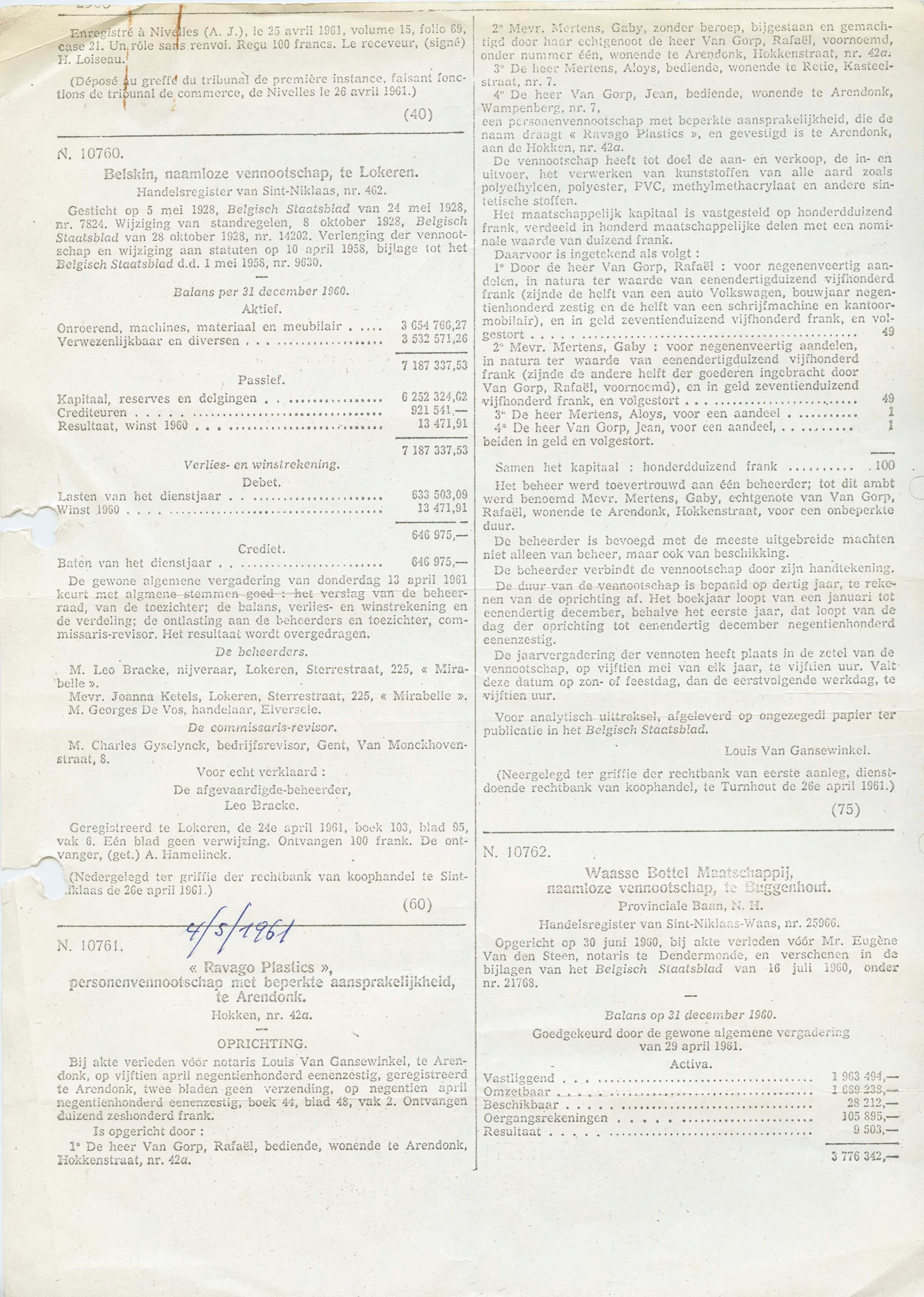 Ravago History the memorandum of association Ravago History the memorandum of association