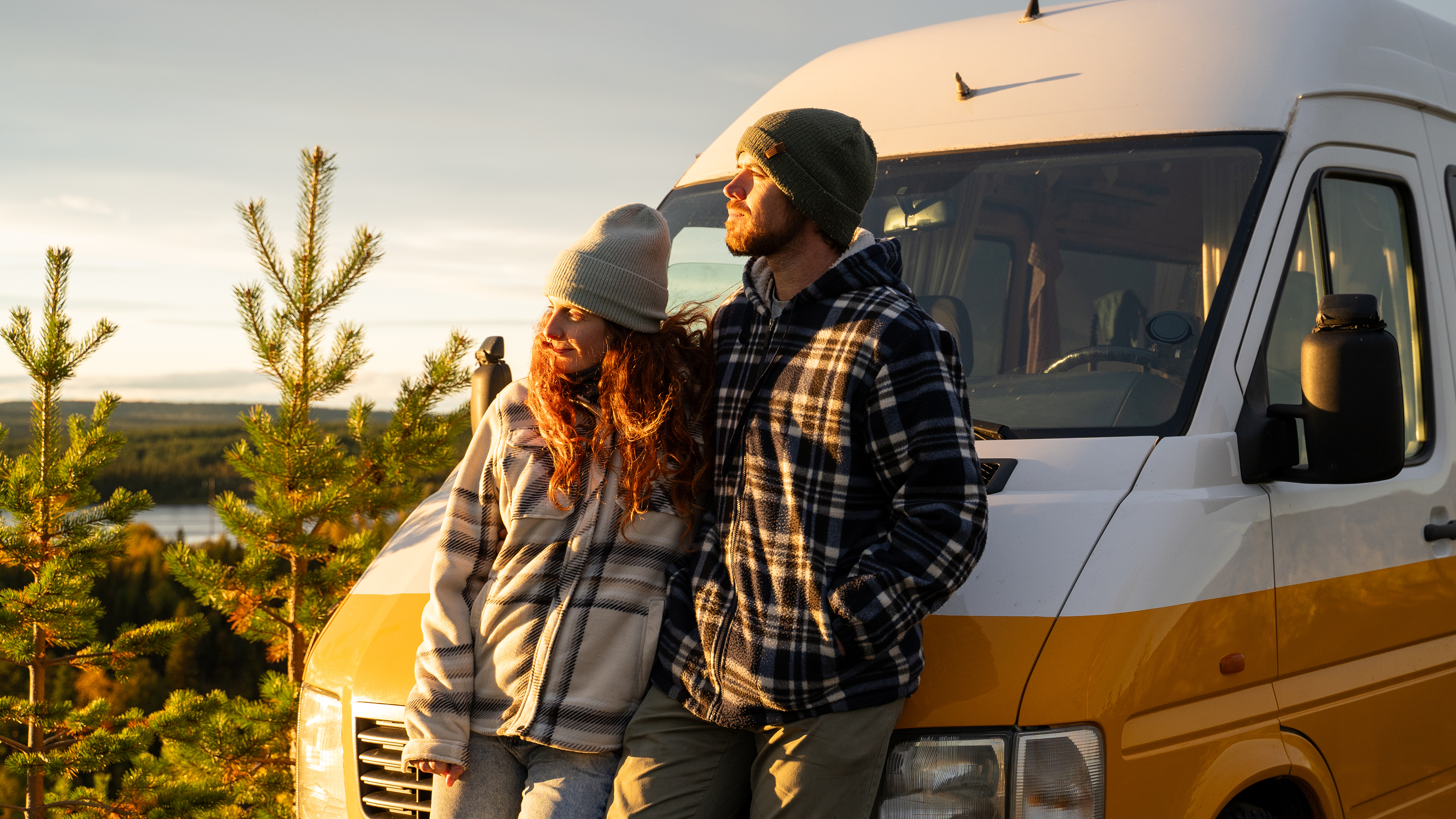 Außenansicht eines Campers