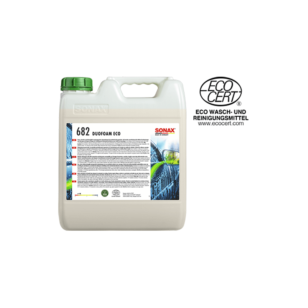 PreWash ECO mit VDA und EcoCert Logo