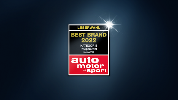 Logo für die Best Brand 2022 von auto, motor und sport