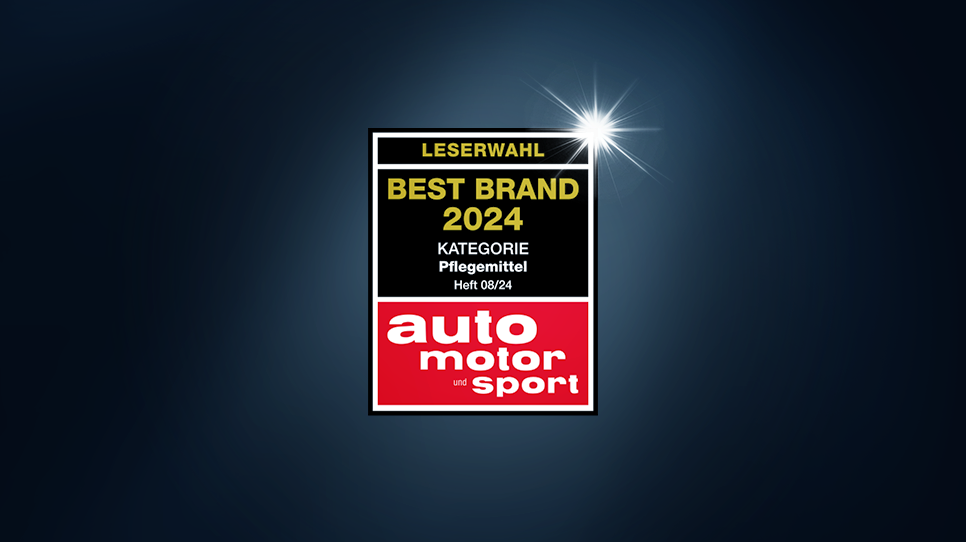 Logo für die Best Brand 2024 von auto, motor und sport