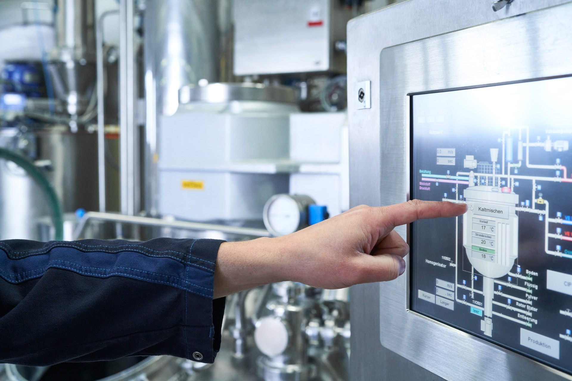 Energiesparen in der Herstellung durch genauste Einstellungen.