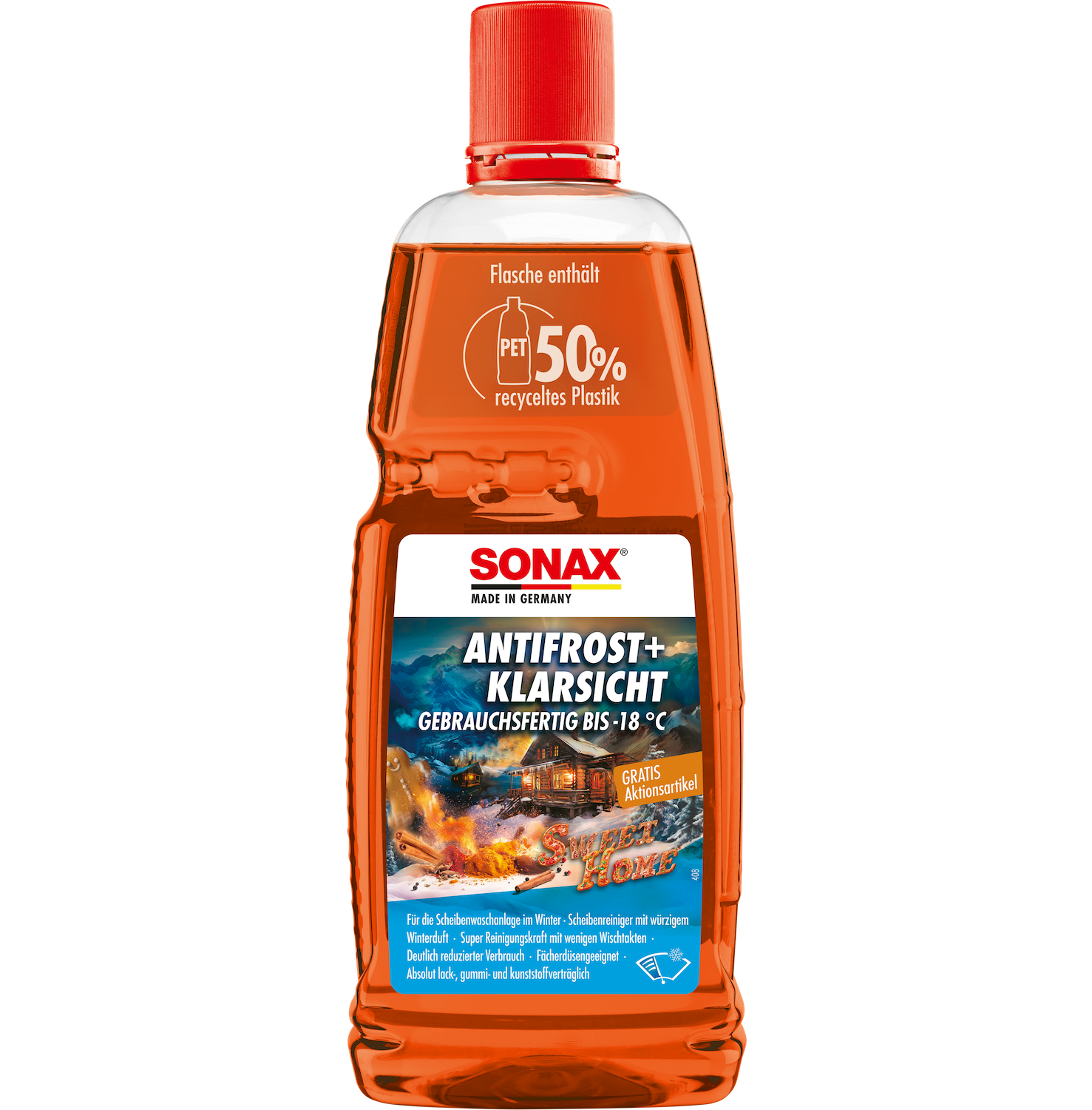 SONAX Antifrost + Klarsicht gebrauchsfertig bis -18° C Sweet Home (1,0 Liter)