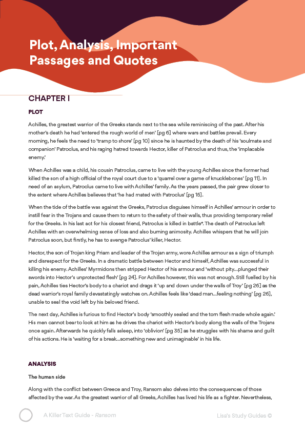 The queen and ransom comparison sample essay picture