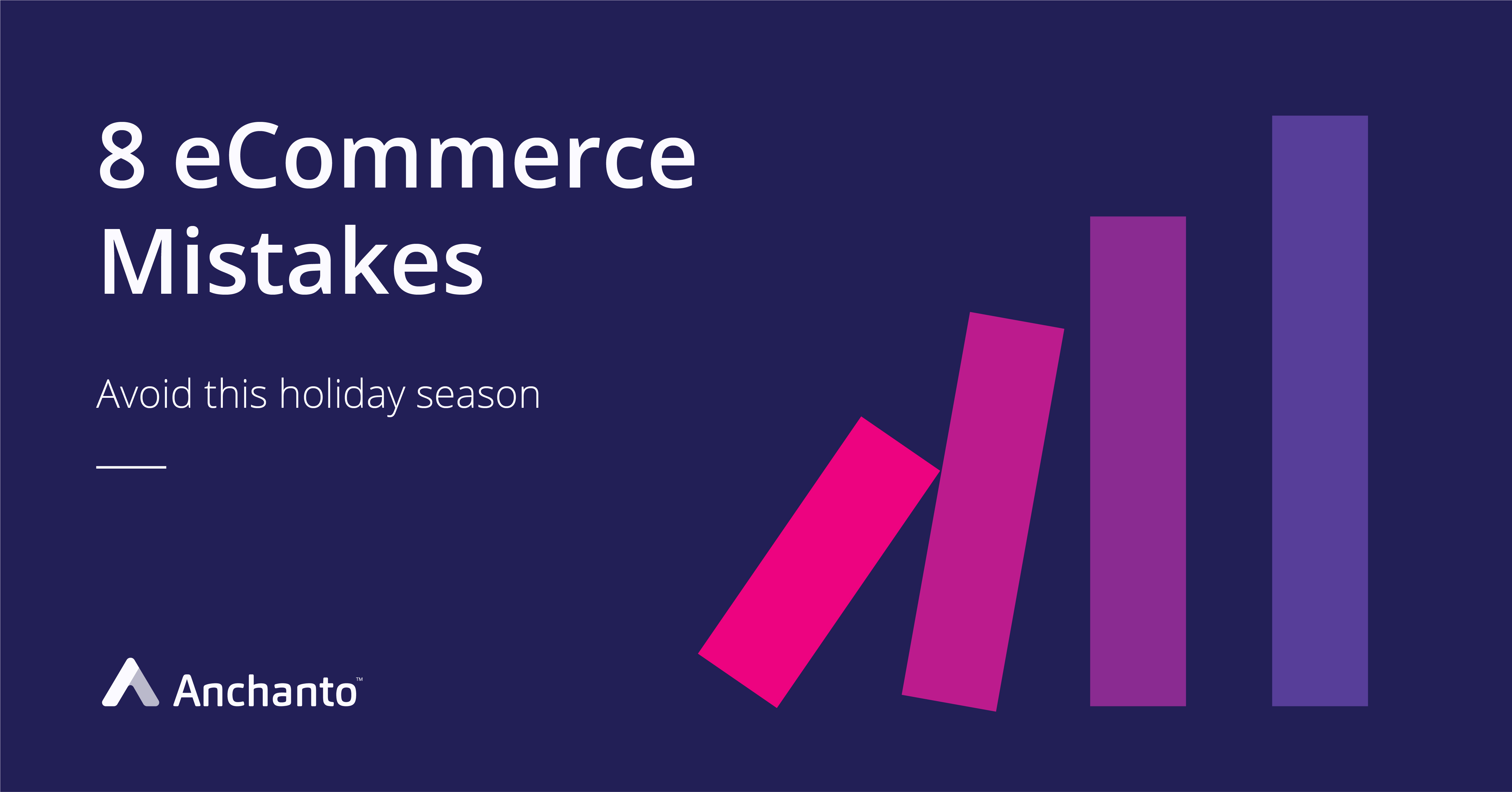 eCommerce mistakes to avoid