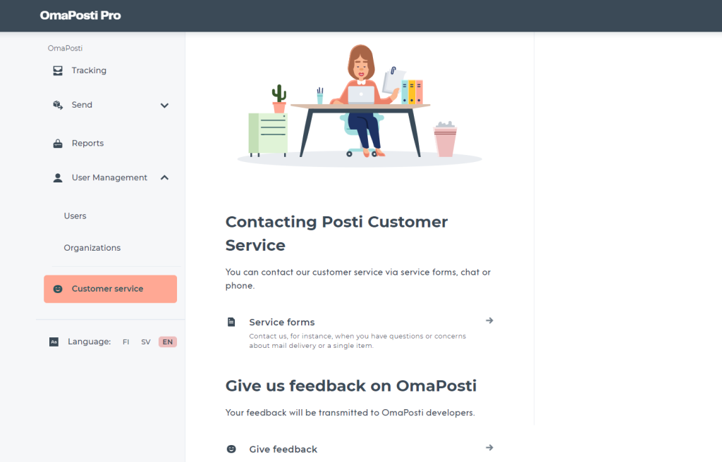 OmaPosti Pro user instructions - Customer support - Posti