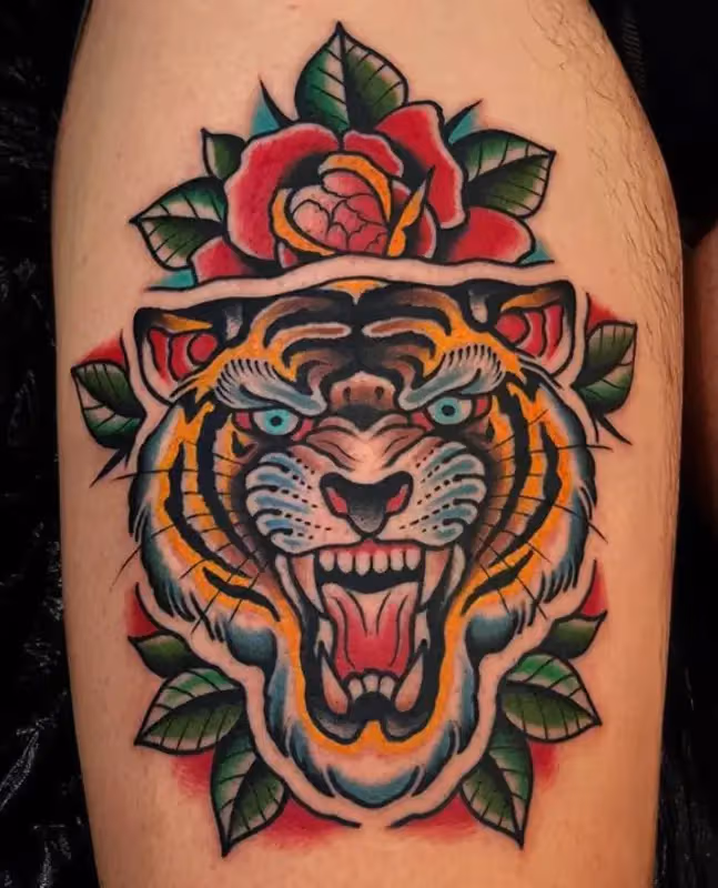 アメトラの虎タトゥー