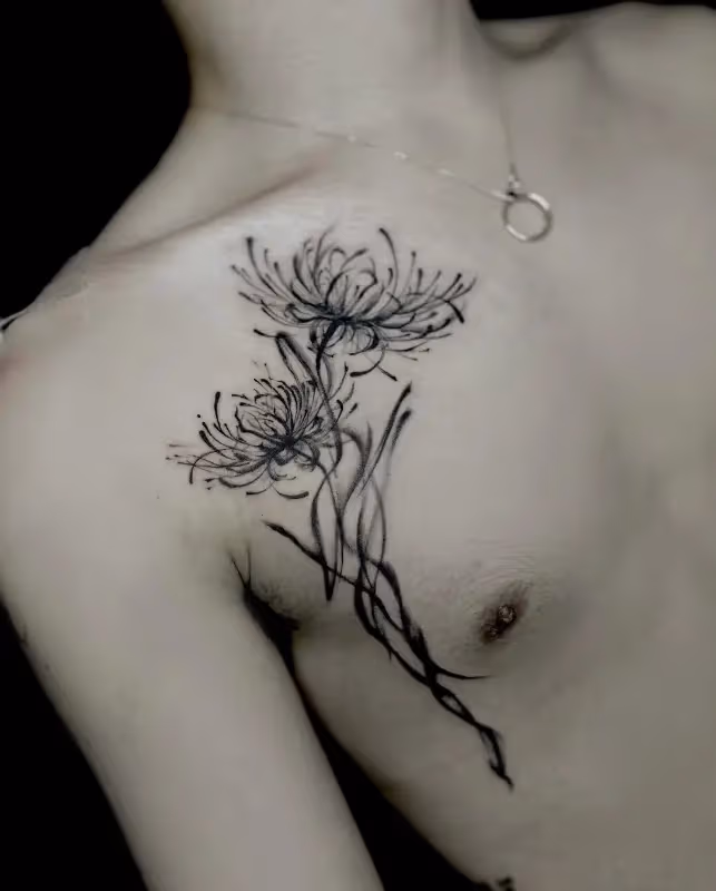 Spider Lily Tattoo