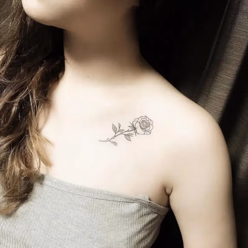 薔薇のタトゥー