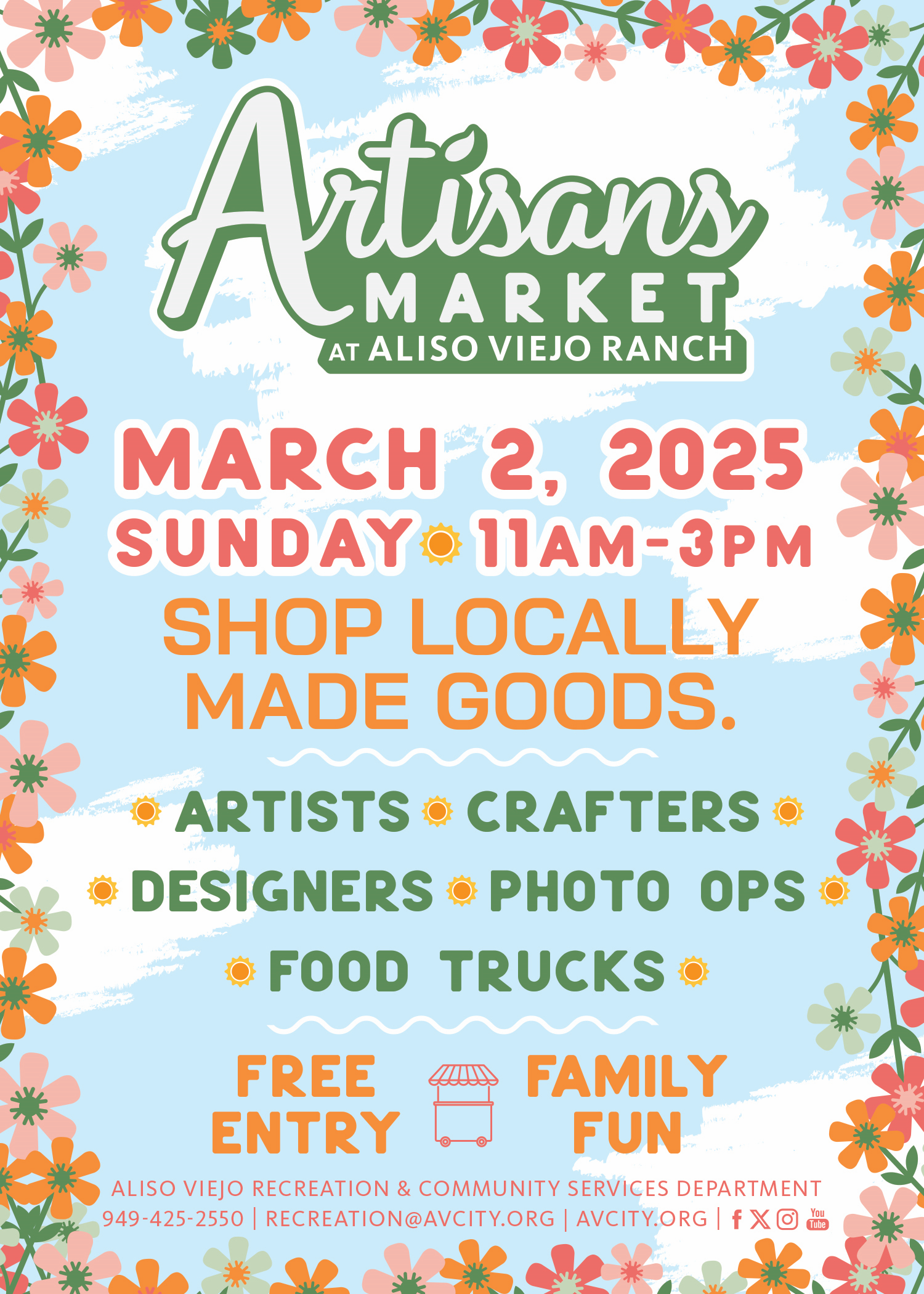 Artisan Market Spring 2025 Flyer