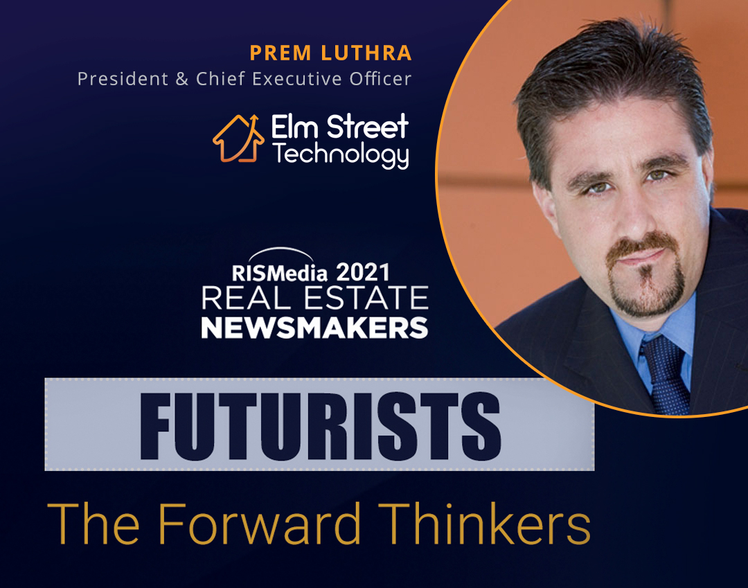 Prem Luthra of Elm Street Technology Named RISMedia 2021 Futurist