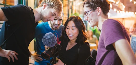 Group of people with creative jobs and careers for people with ADHD