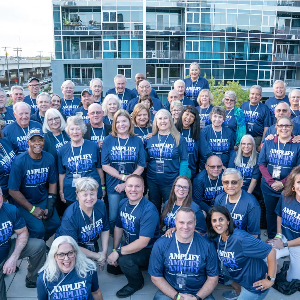 The image depicts a group of Inspire Therapy Ambassadors
