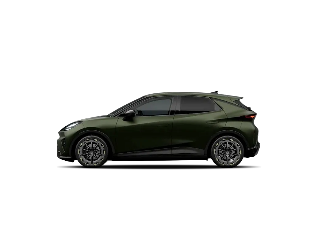 Eine Auto-Grafik auf hellgrauem Hintergrund, die die Fahrerseite eines Fahrzeug-Renderings zeigt.