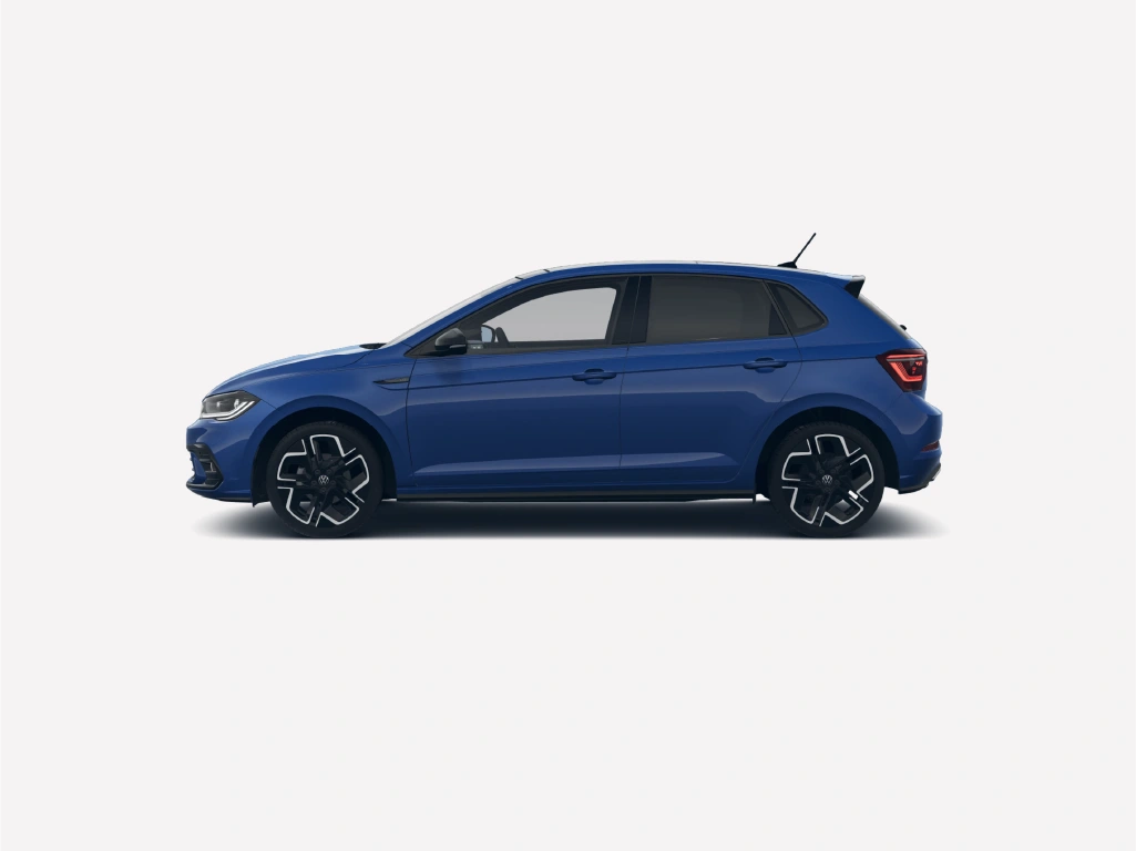 Eine Auto-Grafik auf hellgrauem Hintergrund, die die Fahrerseite eines Fahrzeug-Renderings zeigt.