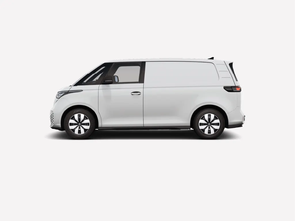 Fahrzeugkategorien Slider | Nutzfahrzeuge | Bild Eine Auto-Grafik auf hellgrauem Hintergrund, die die Fahrerseite eines Fahrzeug-Renderings zeigt.