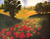 Study of "Poppies in Tuscany" by Jan Blencowe image
