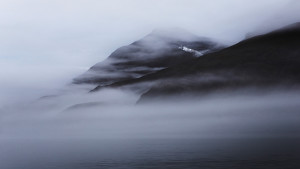 Nature isbre glacier fog mountains Guro Skjelderup