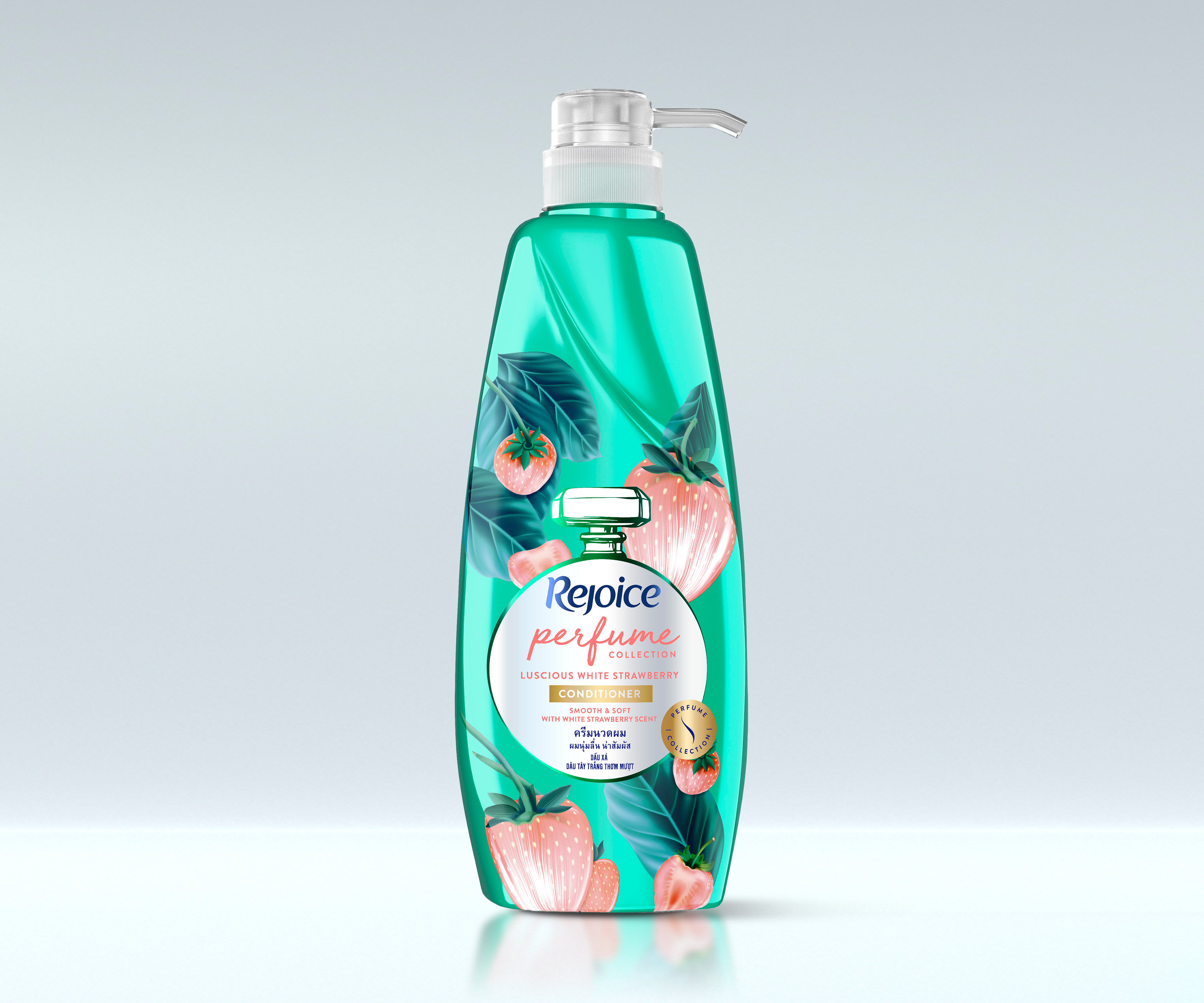 Rejoice White Strawberry Perfume Conditioner 450ml front