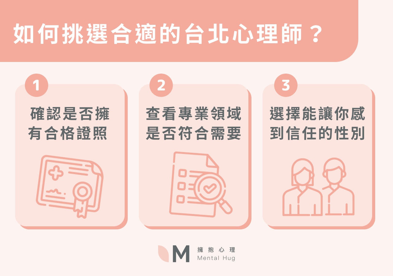 如何挑選合適的台北心理師？