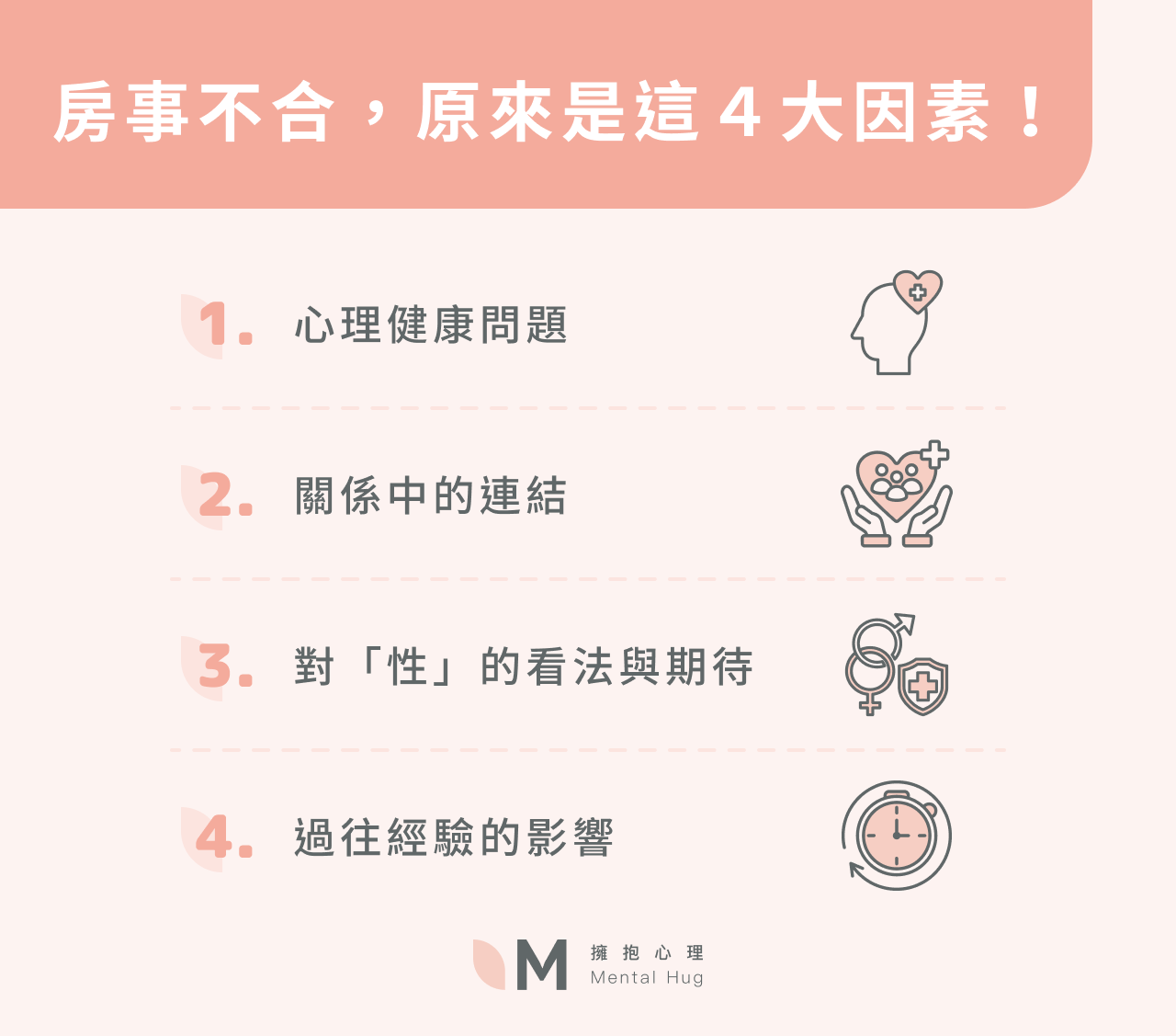 房事不合，原來是這4大因素！