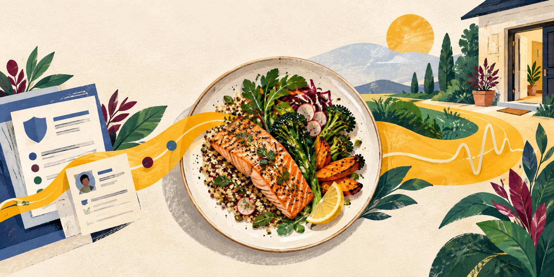Meal benefits connect a plan's supplemental offerings to the food members eat at home."