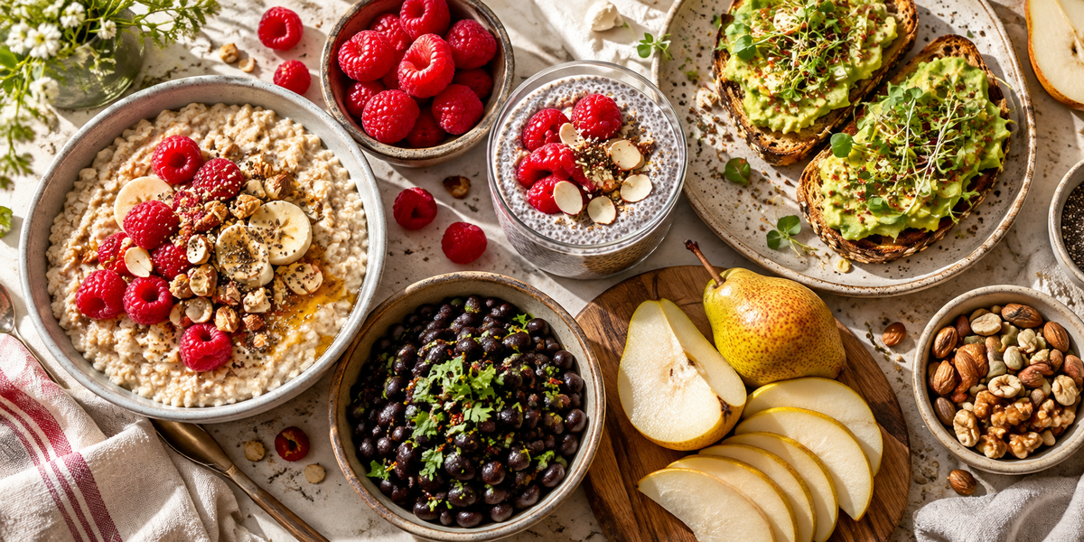 High-Fiber Breakfasts for Better Digestion and Fullness