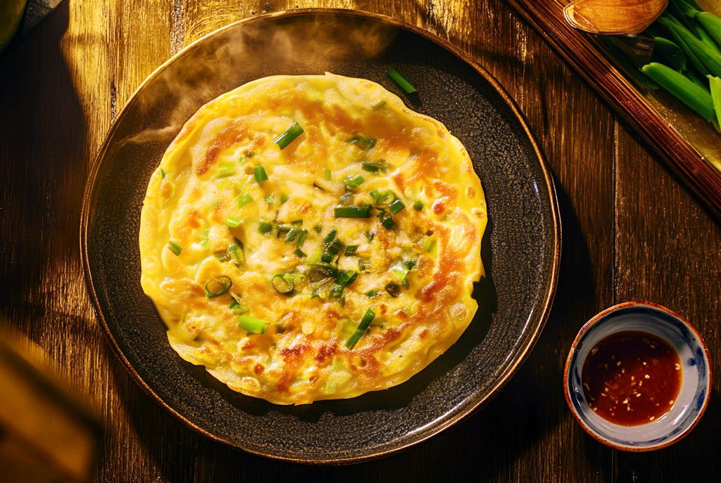 Lunar New Year Foods Scallion Pancakes
