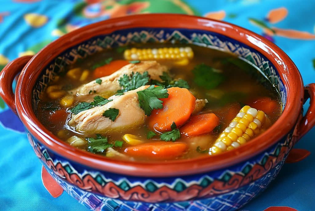Womens History Month Foods - Caldo De Pollo
