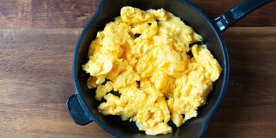 Scrambled Eggs with Bone Marrow