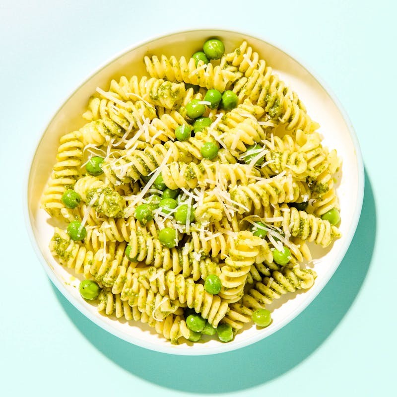Fusilli & Sweet Peas by Chef John Delucie