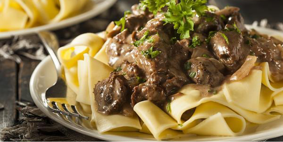 Ground Beef Stroganoff