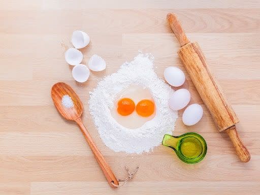 Ovo-vegetarian dish