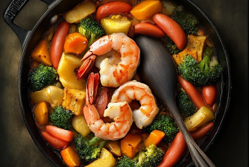Shrimp and Vegetable Skillet